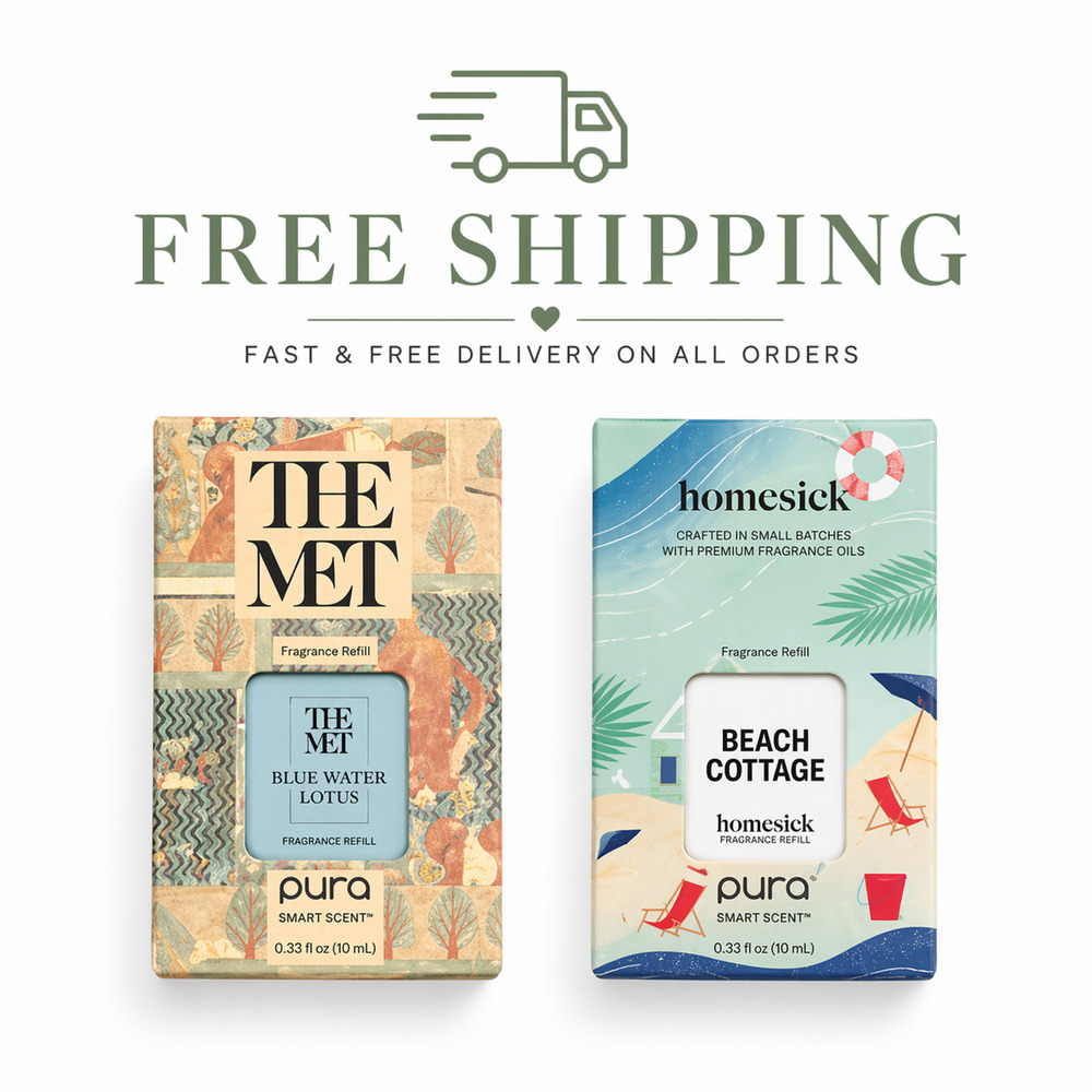 Pura The Met Blue Water Lotus & Homesick Beach Cottage Refill 2Pk